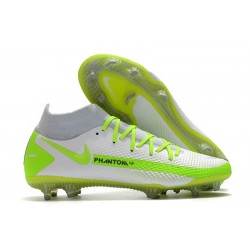 Nike Phantom Gt Elite DF FG Uomo Bianco Verde