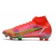 Nike Scarpe Mercurial Superfly 8 Elite FG Cremisi Vivace Argento Metallico