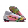 Nike Scarpe Mercurial Superfly 8 Elite FG Dragonfly - Vit Silver Mörklila