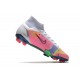 Nike Scarpe Mercurial Superfly 8 Elite FG Dragonfly - Vit Silver Mörklila