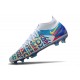 Nike Phantom Gt Elite DF FG 3D Bianco Blu Cloro Rosa Blast Opti Giallo