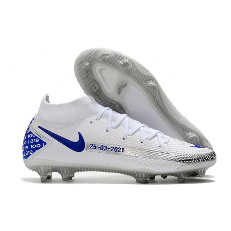 Nike Phantom Gt Elite DF FG Uomo Bianco Blu