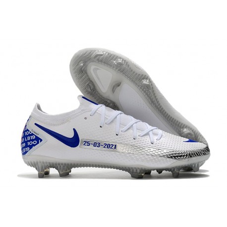 Nike Scarpe da Calcio Phantom GT Elite FG Bianco Blu