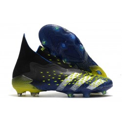 Scarpe adidas Predator Freak+ FG Blu Nero Core Bianco Giallo Solare