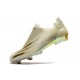 Scarpe adidas X Ghosted + FG Bianco Oro Metallico Melange Nero Core