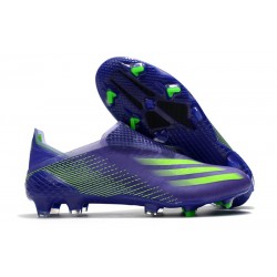 Scarpe Nuovo adidas X Ghosted + FG Viola Verde