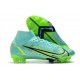 Nike Scarpe Mercurial Superfly 8 Elite FG Turchese Dinamico Lime Glow