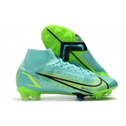 Nike Scarpe Mercurial Superfly 8 Elite FG Turchese Dinamico Lime Glow