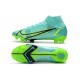 Nike Scarpe Mercurial Superfly 8 Elite FG Turchese Dinamico Lime Glow