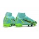 Nike Scarpe Mercurial Superfly 8 Elite FG Turchese Dinamico Lime Glow