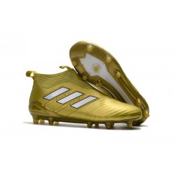adidas Scarpe Calcio Ace 17+ Pure Control FG - Oro Bianco