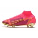 Nike Scarpe Mercurial Superfly 8 Elite FG Rosa Oro Nero