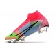 Nike Scarpe Mercurial Superfly 8 Elite FG Rosa Blu Giallo