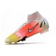 Nike Mercurial Superfly VIII Elite FG Bianco Argento Metallico Platino Puro