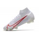 Nike Mercurial Superfly VIII Elite FG Bianco Rosso