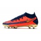 Scarpe Nike Phantom Gt Elite DF FG Arancio Blu Oro