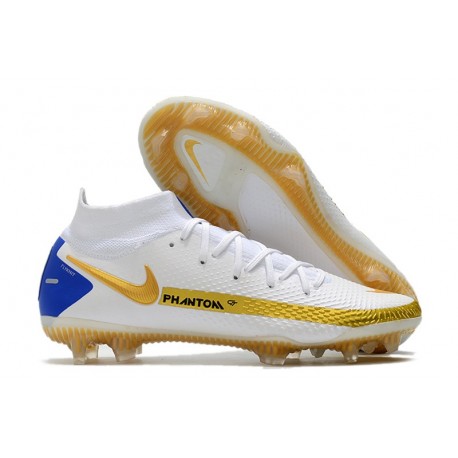 Scarpe Nike Phantom Gt Elite DF FG Bianco Rosso Blu