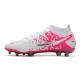 Scarpe Nike Phantom Gt Elite DF FG Bianco Rosa