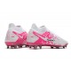 Scarpe Nike Phantom Gt Elite DF FG Bianco Rosa