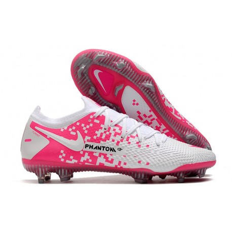 Scarpa Nike Phantom GT Elite FG Bianco Rosa