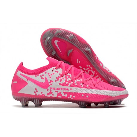 Scarpa Nike Phantom GT Elite FG Rosa Bianco