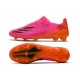 adidas X Ghosted.1 FG Rosa Shock Nero Core Arancione Acceso