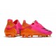 adidas X Ghosted.1 FG Rosa Shock Nero Core Arancione Acceso