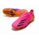 adidas X Ghosted.1 FG Rosa Shock Nero Core Arancione Acceso