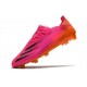 adidas X Ghosted.1 FG Rosa Shock Nero Core Arancione Acceso