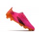 adidas X Ghosted.1 FG Rosa Shock Nero Core Arancione Acceso