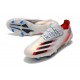 adidas X Ghosted.1 FG Argento Metallicoero Core Scarlatto