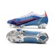 Nike Scarpe Mercurial Vapor XIV Elite FG Blu Argento Rosso