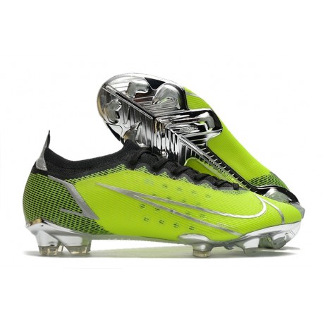 Nike Scarpe Mercurial Vapor XIV Elite FG Verde Argento Nero