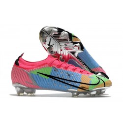 Nike Scarpe Mercurial Vapor XIV Elite FG Blu Rosa Verde