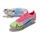 Nike Scarpe Mercurial Vapor XIV Elite FG Blu Rosa Verde