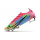 Nike Scarpe Mercurial Vapor XIV Elite FG Blu Rosa Verde