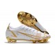 Nike Mercurial Vapor 14 Elite FG Bianco Oro