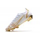 Nike Mercurial Vapor 14 Elite FG Bianco Oro