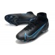 Nike Mercurial Superfly VIII Elite FG Nero Grigio Ferro