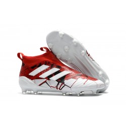 adidas Scarpe Calcio Ace 17+ Pure Control FG - Rosso Bianco