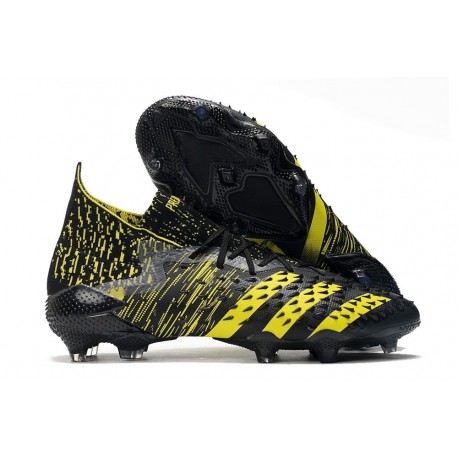 adidas Predator Freak.1 FG Uomo Nero Giallo