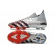 adidas Predator Freak.1 FG Uomo Argento Metallico Nero Core Scarlatto