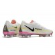 Nike Phantom Generative Texture 2 Elite FG Bianco Nero Cremisi Vivace Rosa Blast