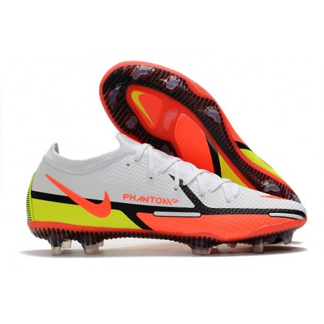 Nike Phantom Generative Texture 2 Elite FG Bianco Cremisi Vivace Volt