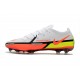 Nike Phantom Generative Texture 2 Elite FG Bianco Cremisi Vivace Volt