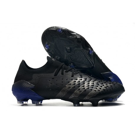 adidas Predator Freak.1 Low FG Nero Core Ferro Metallizzato Inchiostro