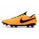 Scarpa Cuir Nike Tiempo Legend VIII Elite FG Arancione Nero