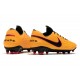 Scarpa Cuir Nike Tiempo Legend VIII Elite FG Arancione Nero