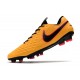 Scarpa Cuir Nike Tiempo Legend VIII Elite FG Arancione Nero