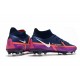 Nike Phantom Gt 2 Elite DF FG College Navy Bianco Viola Vivido